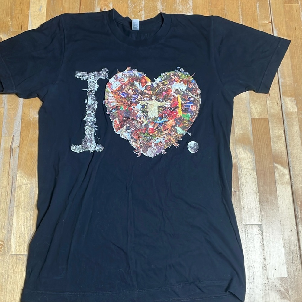 American apparel heart tshirt